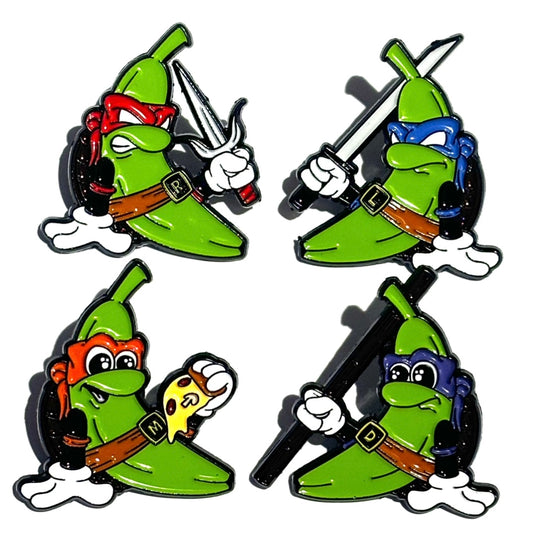 TEENAGE MUTANT NINJA NANAS ENAMEL PIN SET