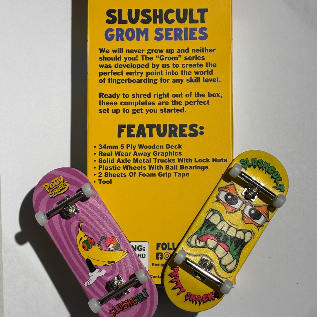 Petty Snacks x Slushcult Fingerboard: The Sketchy Banana