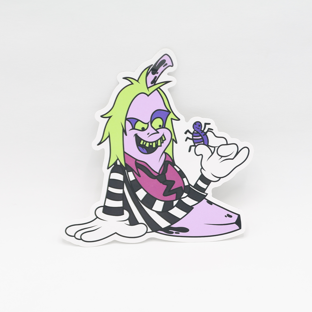 Beetlejuice Banana Sticker - Petty Snacks