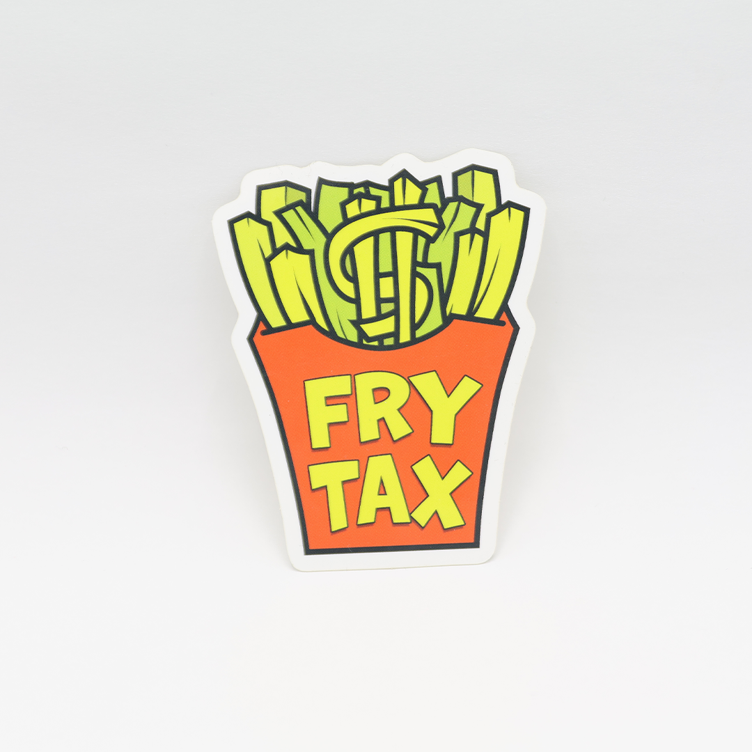 Fry Tax Sticker - Petty Snacks