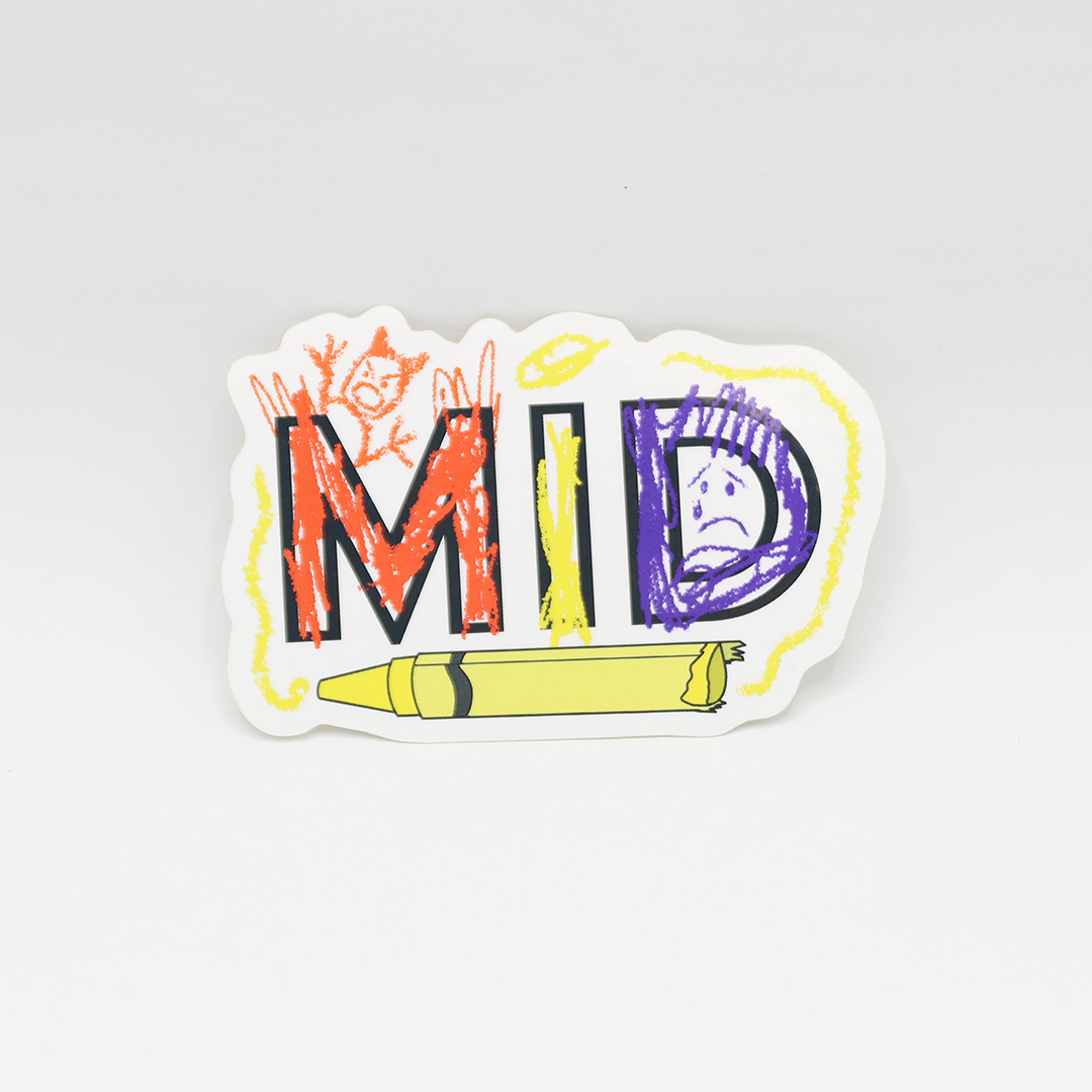 Mid Sticker - Petty Snacks