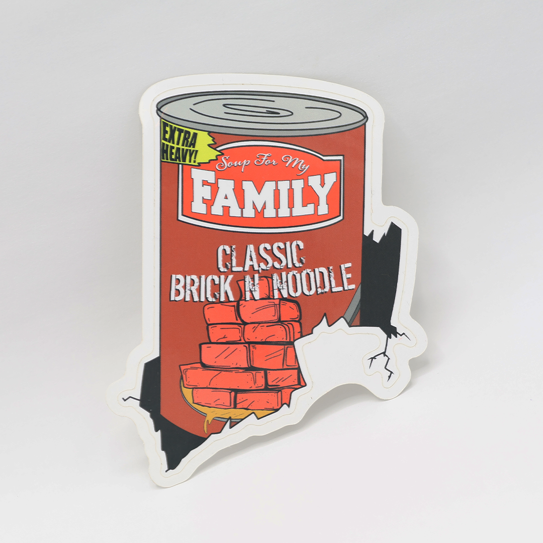 Soup For My Family Sticker - Petty Snacks